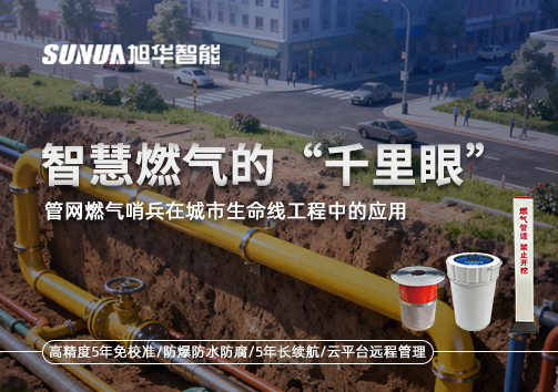 智慧燃气的“千里眼”：管网燃气哨兵在城市生命线工程中的应用